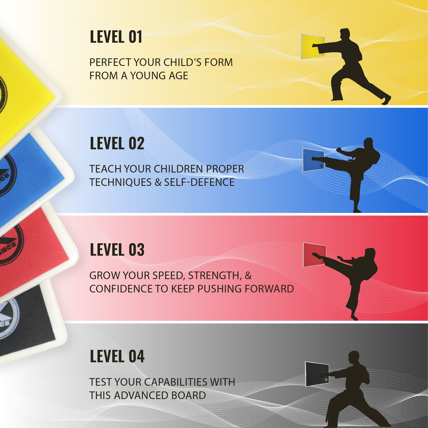 StrikeXForce Rebreakable Boards for Martial Arts, Taekwondo, and Karate