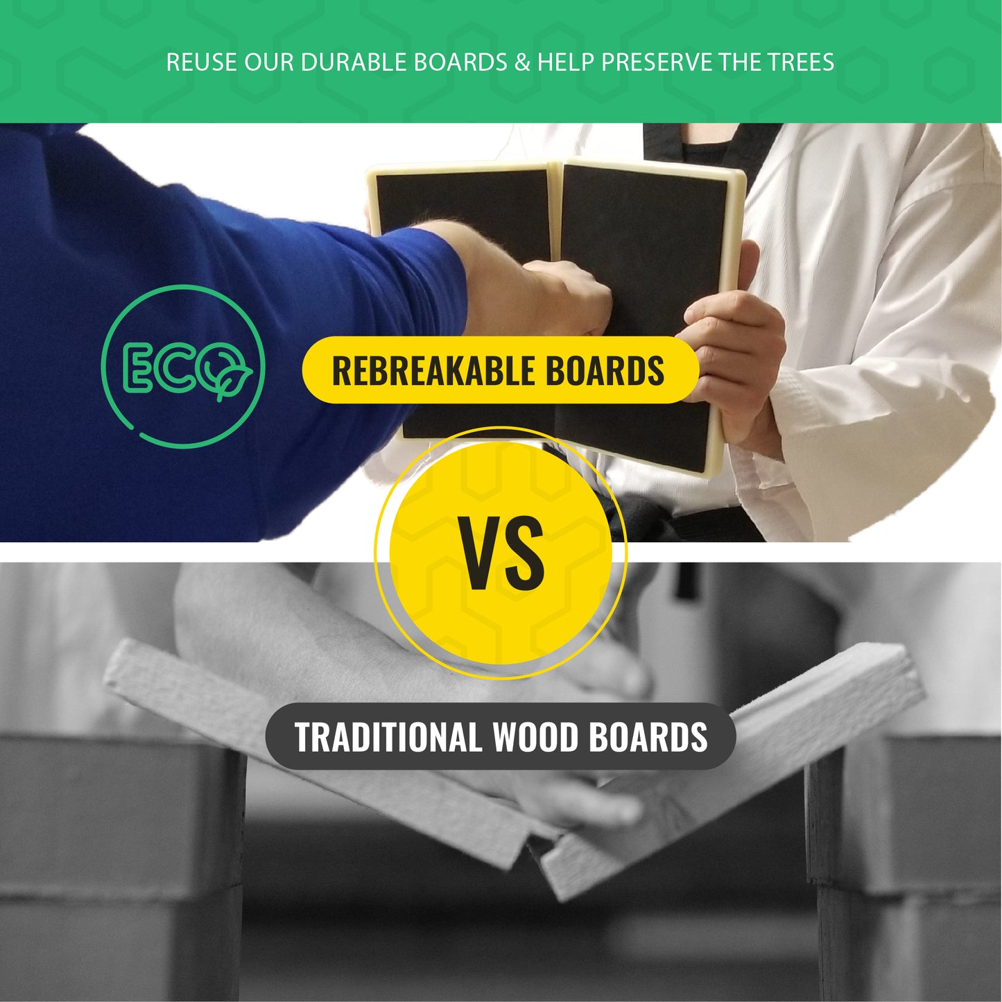 StrikeXForce Rebreakable Boards for Martial Arts, Taekwondo, and Karate