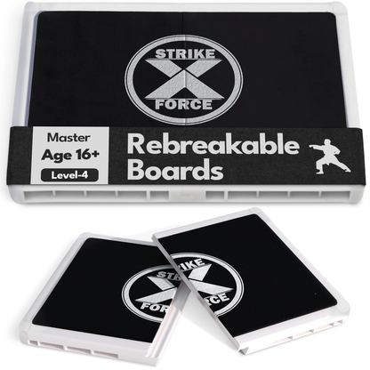StrikeXForce Rebreakable Boards for Martial Arts, Taekwondo, and Karate