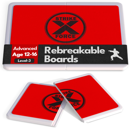 StrikeXForce Rebreakable Boards for Martial Arts, Taekwondo, and Karate